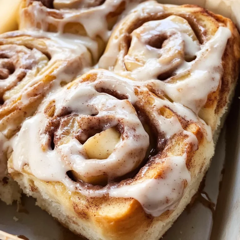Apple Cinnamon Rolls with Apple Pie Filling