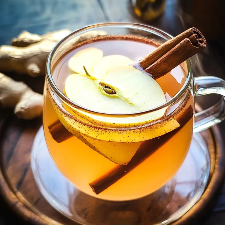 Apple Cinnamon Tea with Ginger