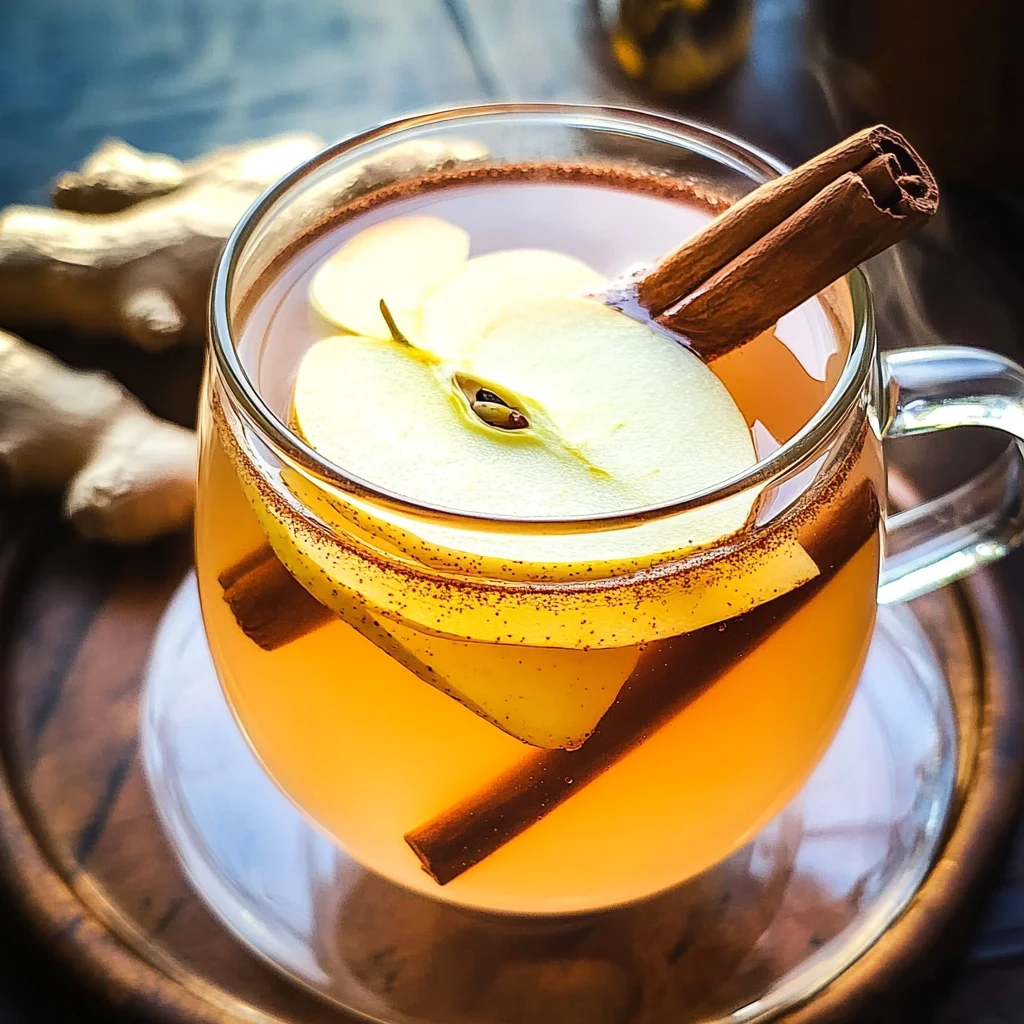 Apple Cinnamon Tea with Ginger