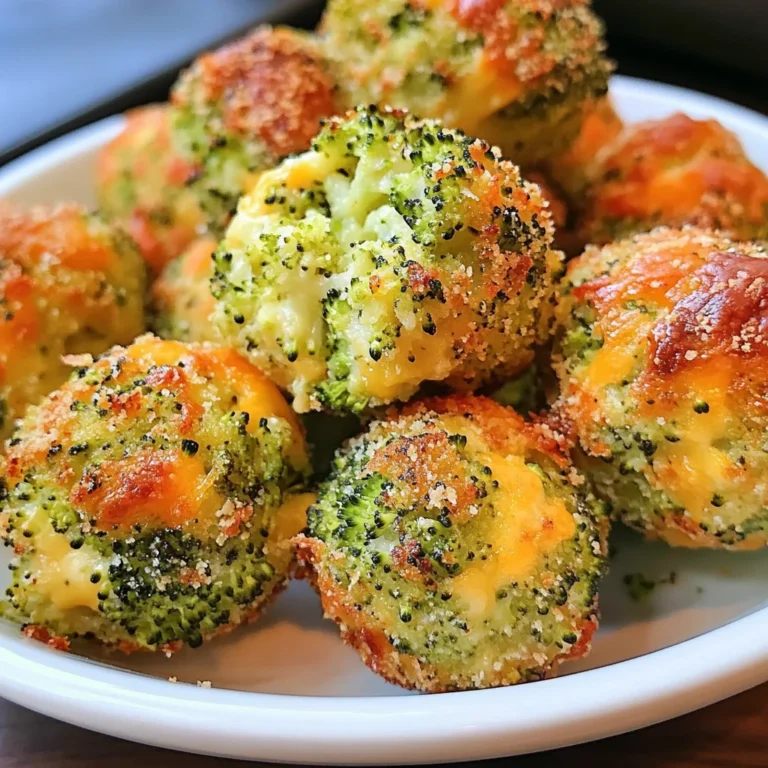 Baked Broccoli Cheese Balls