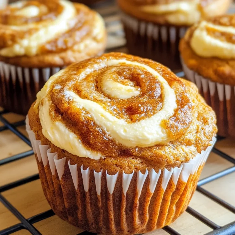 Best Swirled Pumpkin Cream Cheese Muffins