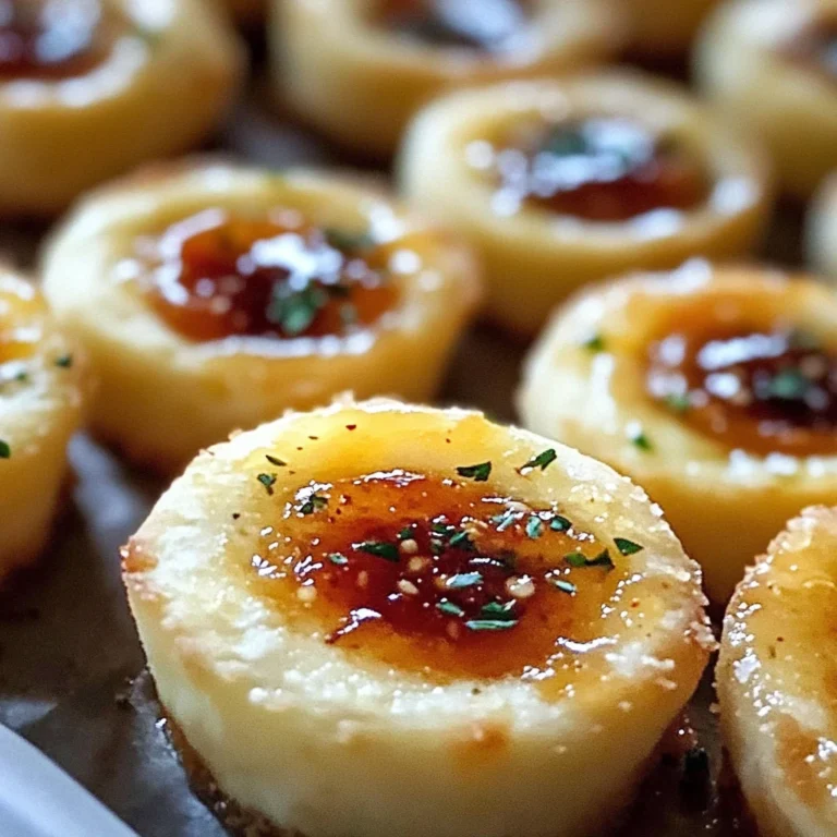 Cheesy Thumbprint Appetizers with Hot Pepper Jelly