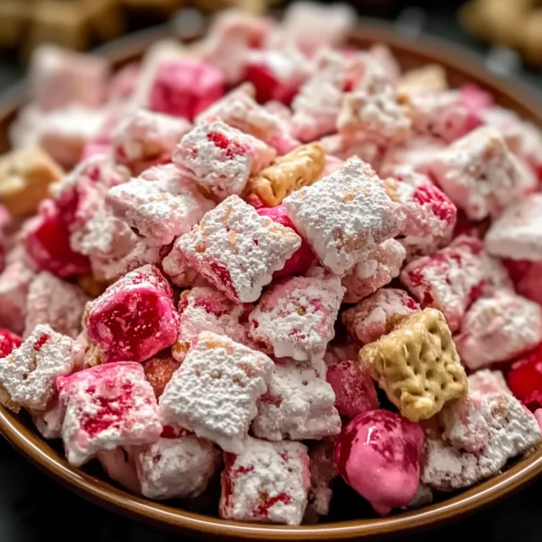 Cherry Cheesecake Puppy Chow