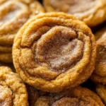 Chewy Pumpkin Snickerdoodle Cookies