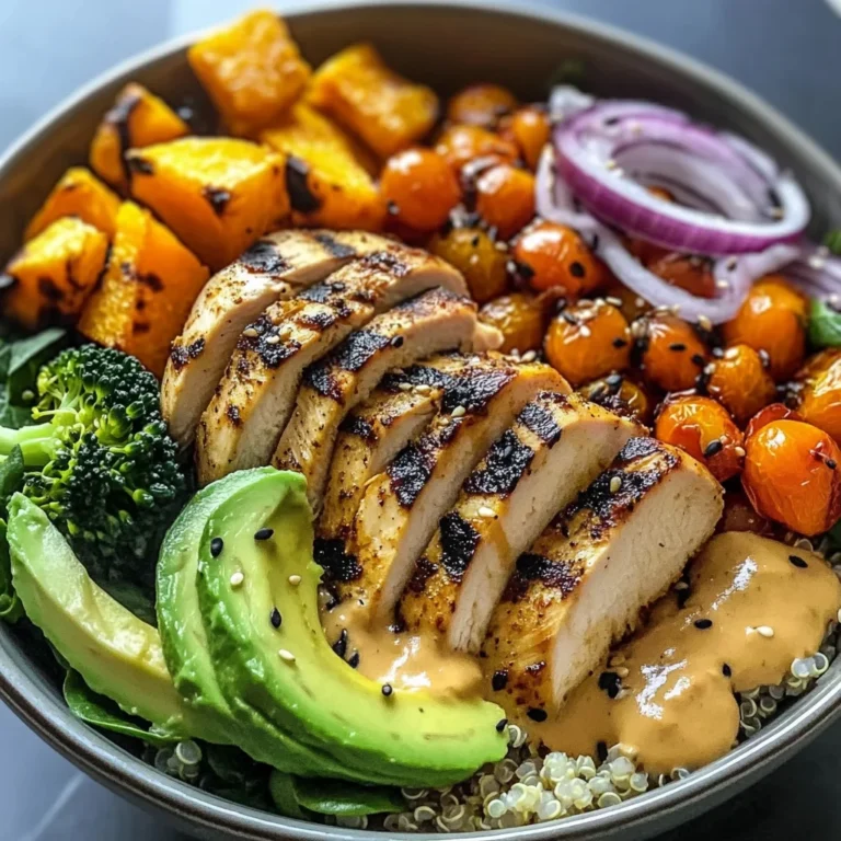 Chicken & Sweet Potato Buddha Bowl