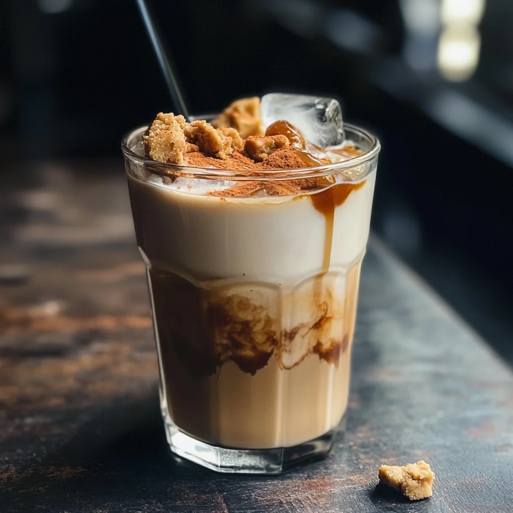 Cookie Butter Iced Chai Latte