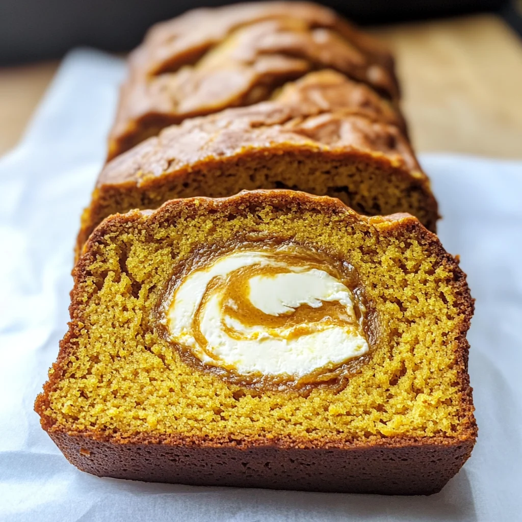 Cream Cheese-Filled Pumpkin Bread