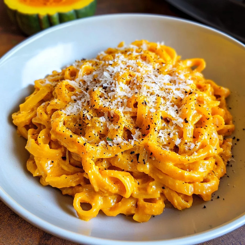 Creamy Parmesan Pumpkin Pasta