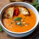 Creamy Roasted Garlic Tomato Soup