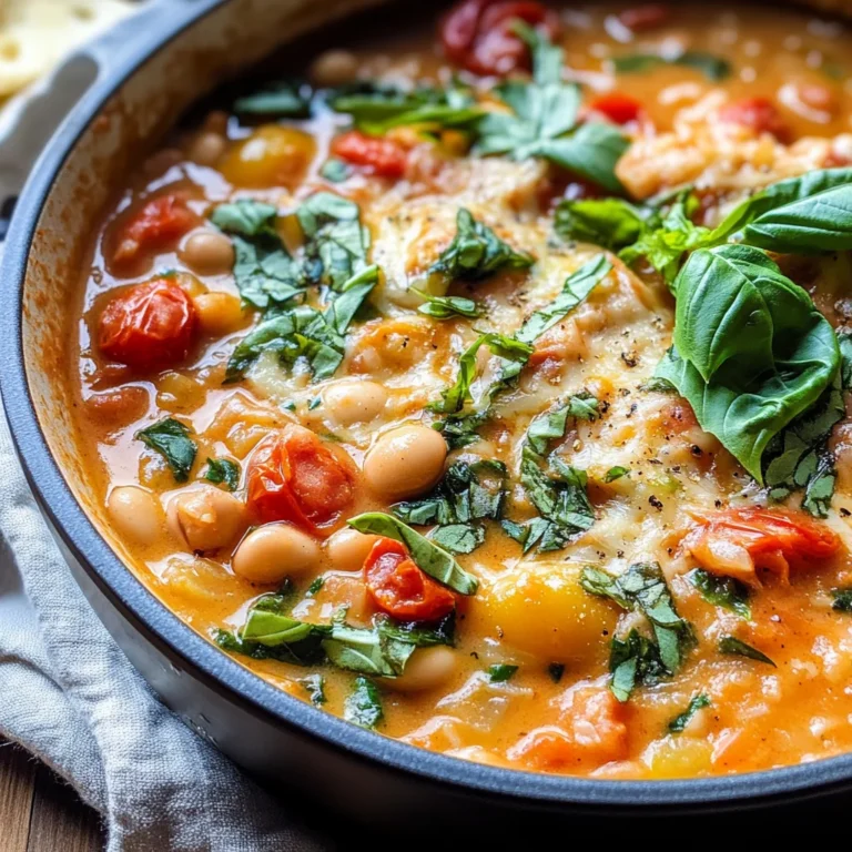 Creamy Tomato White Bean Stew