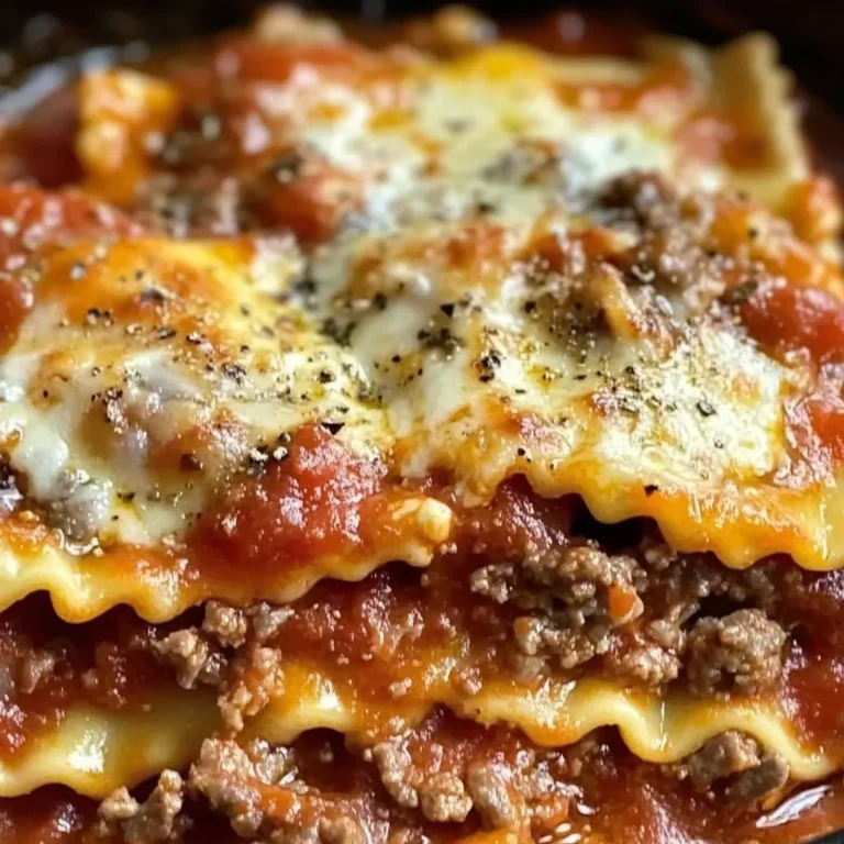 Crockpot Ravioli Lasagna: A Hands-Off, Flavor-Packed Comfort Food Masterpiece
