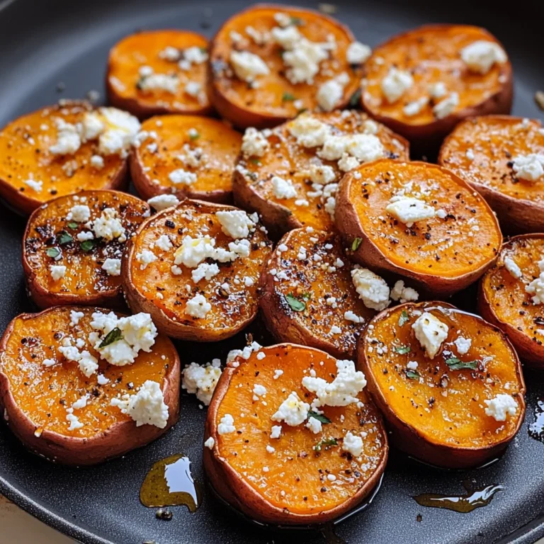 Delicious Honey Feta Sweet Potato Rounds Recipe for Any Meal