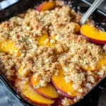 Easy Peach Crisp Recipe (Crispy & Juicy)