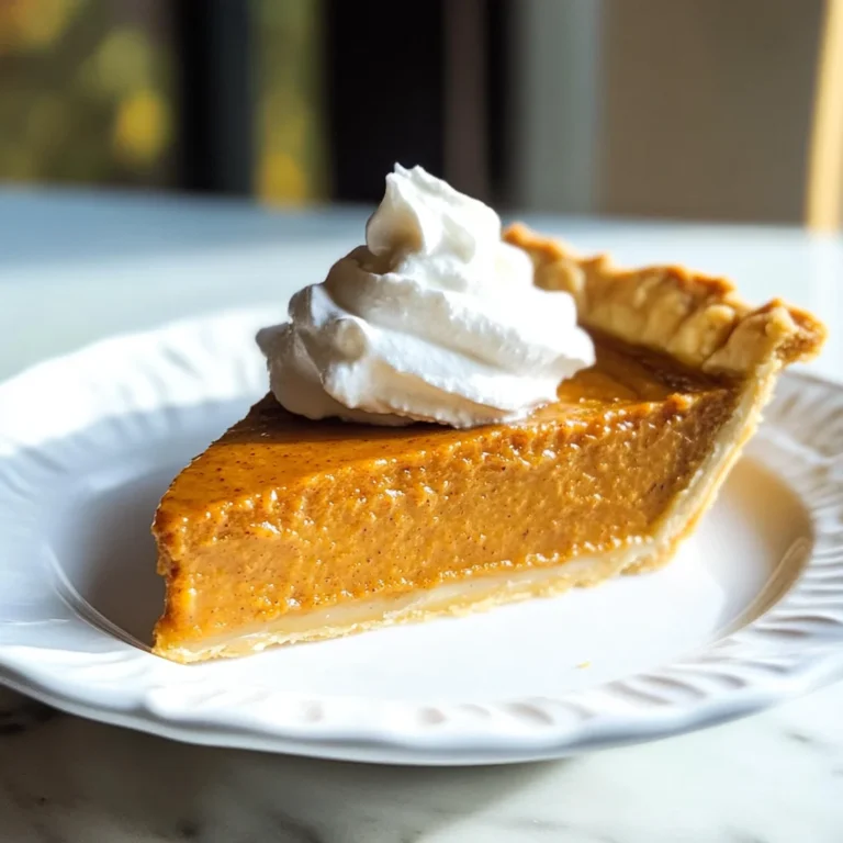 Easy Pumpkin Pie
