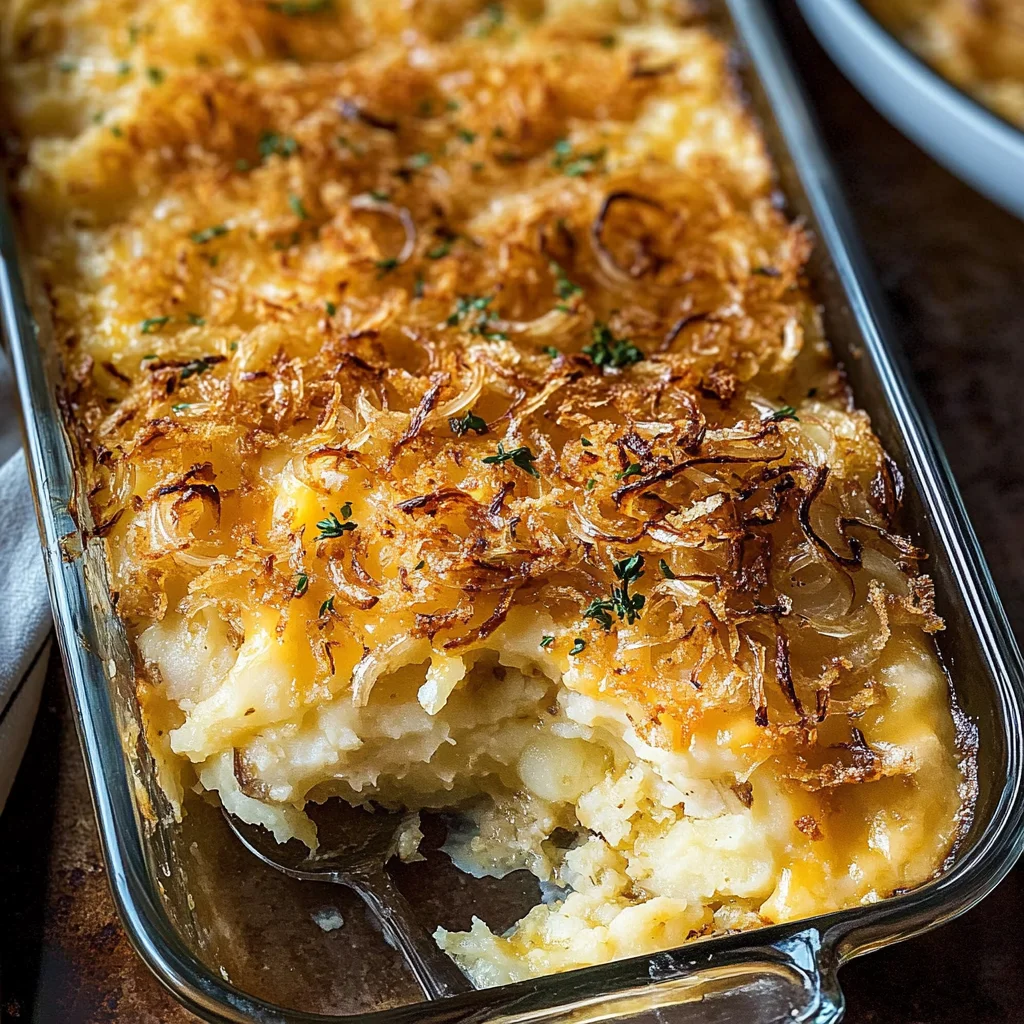 French Onion Funeral Potatoes