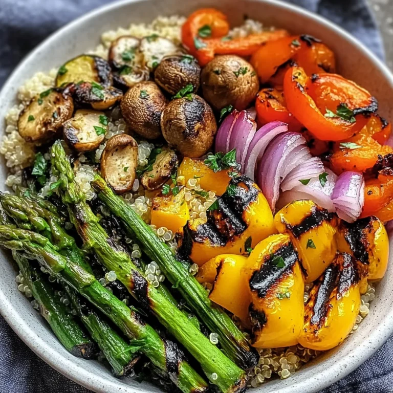 Grilled Veggie Bowl with Quinoa