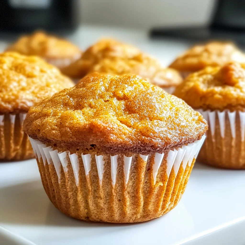 Healthy Greek Yogurt Pumpkin Muffins