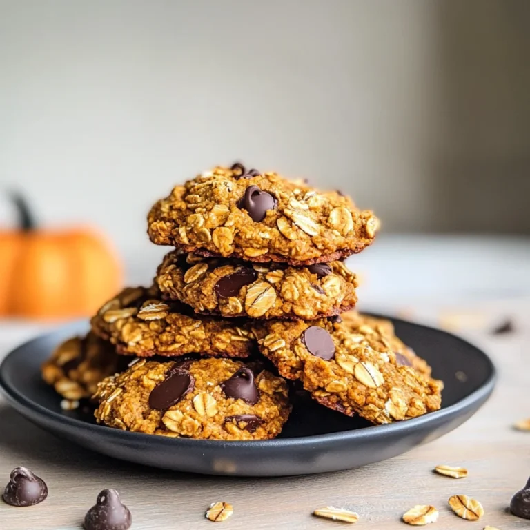 Healthy Pumpkin Oat Cookies