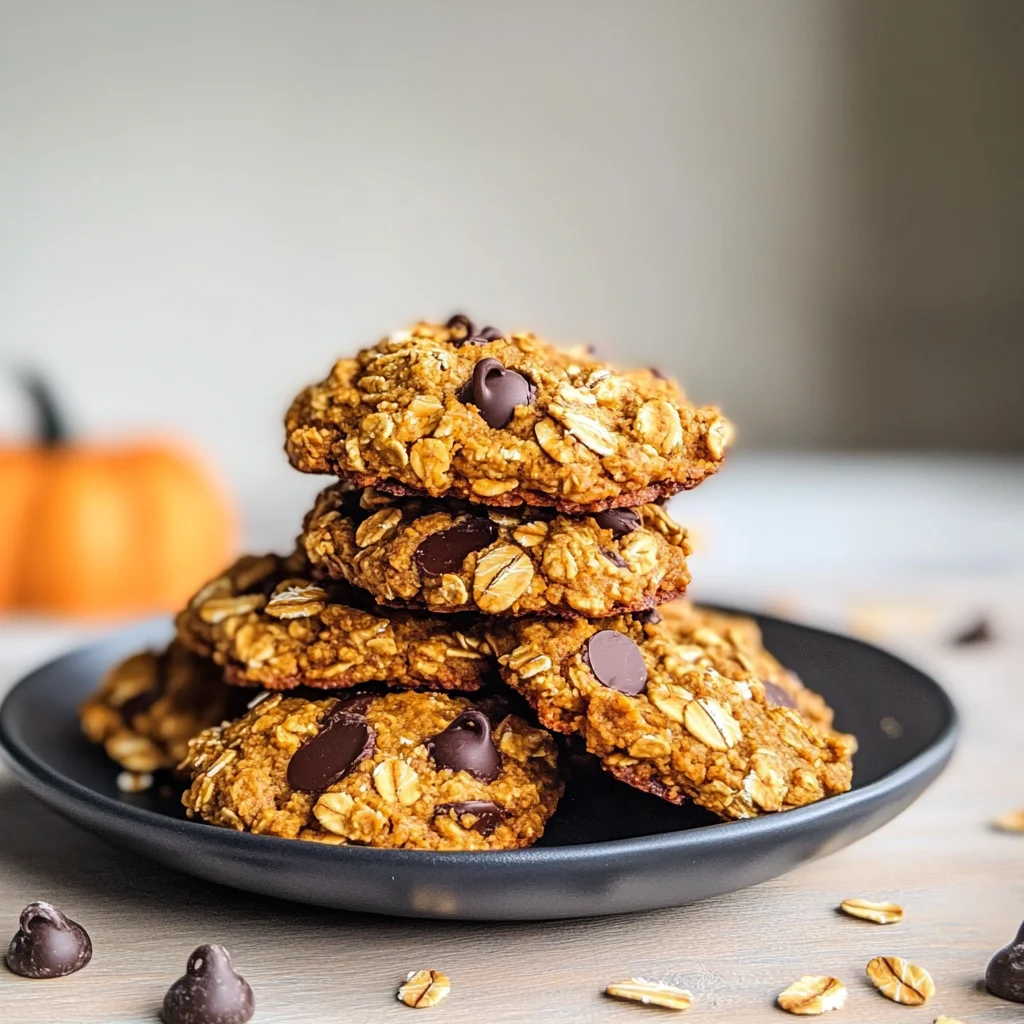 Healthy Pumpkin Oat Cookies