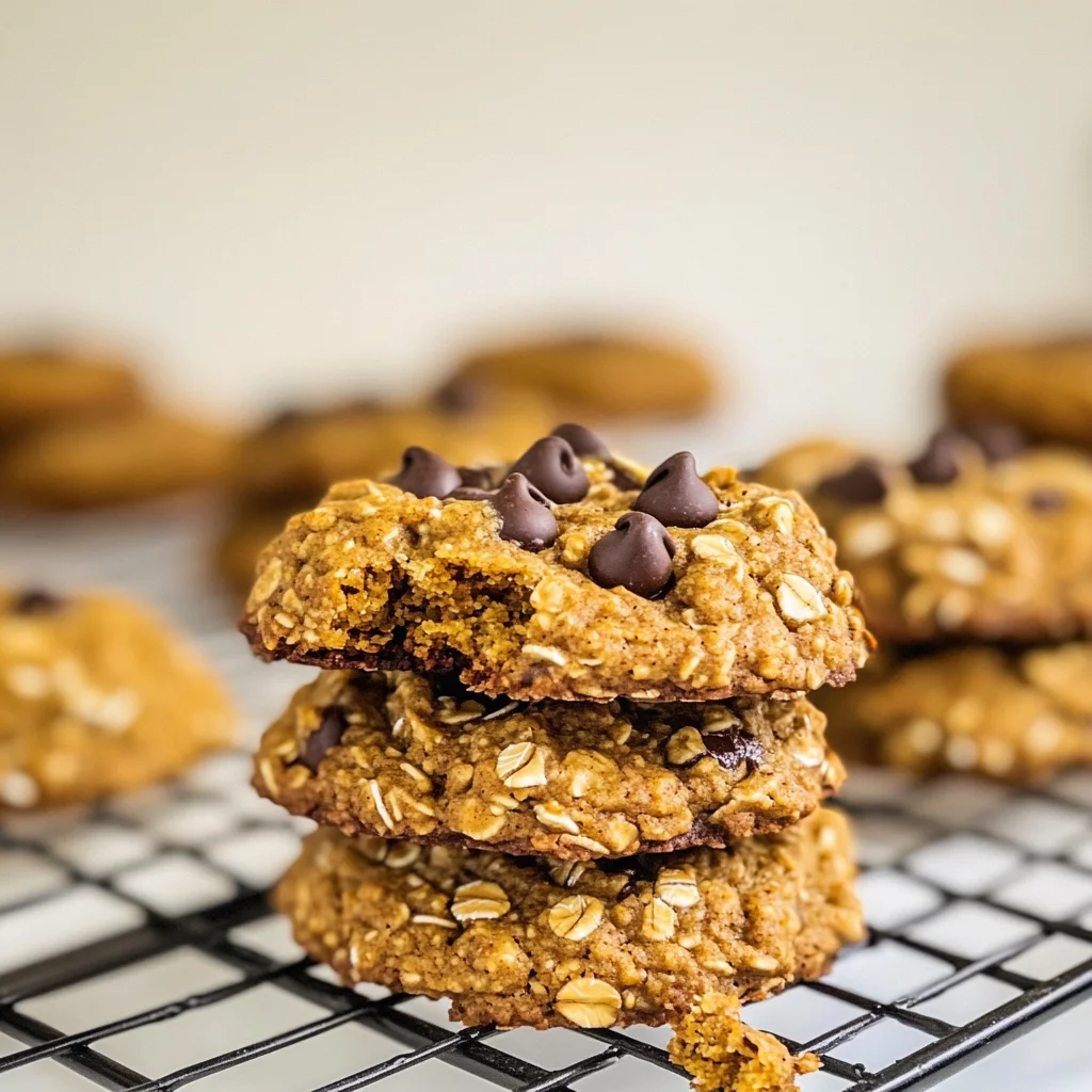 Healthy Pumpkin Oat Cookies