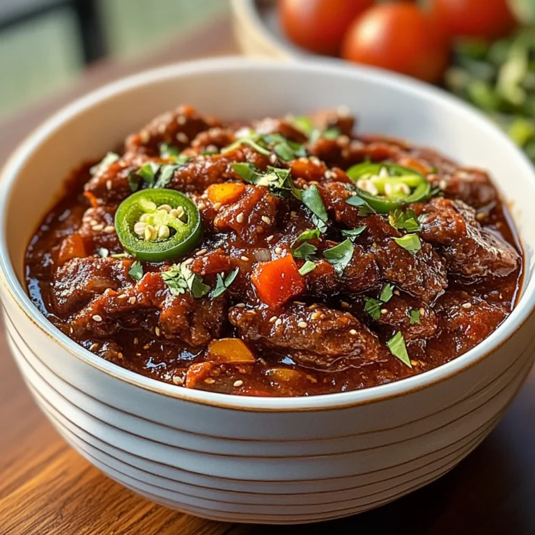 Korean Chile Con Carne