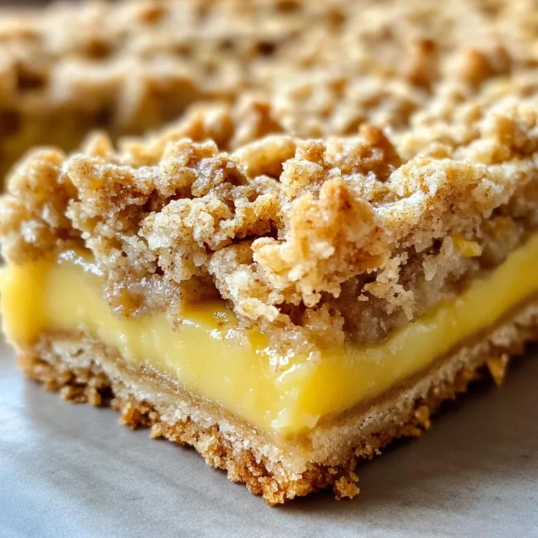 Lemon Oatmeal Crumble Bars