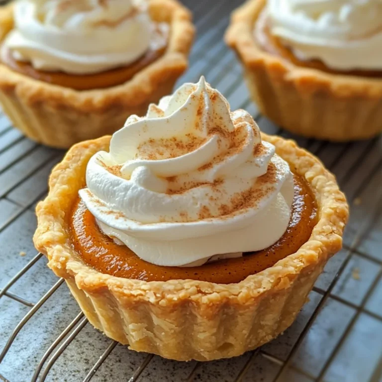 Mini Pumpkin Pies