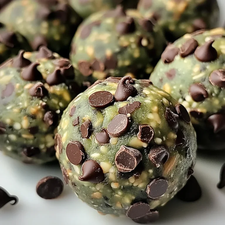 Mint Chocolate Chip Protein Balls