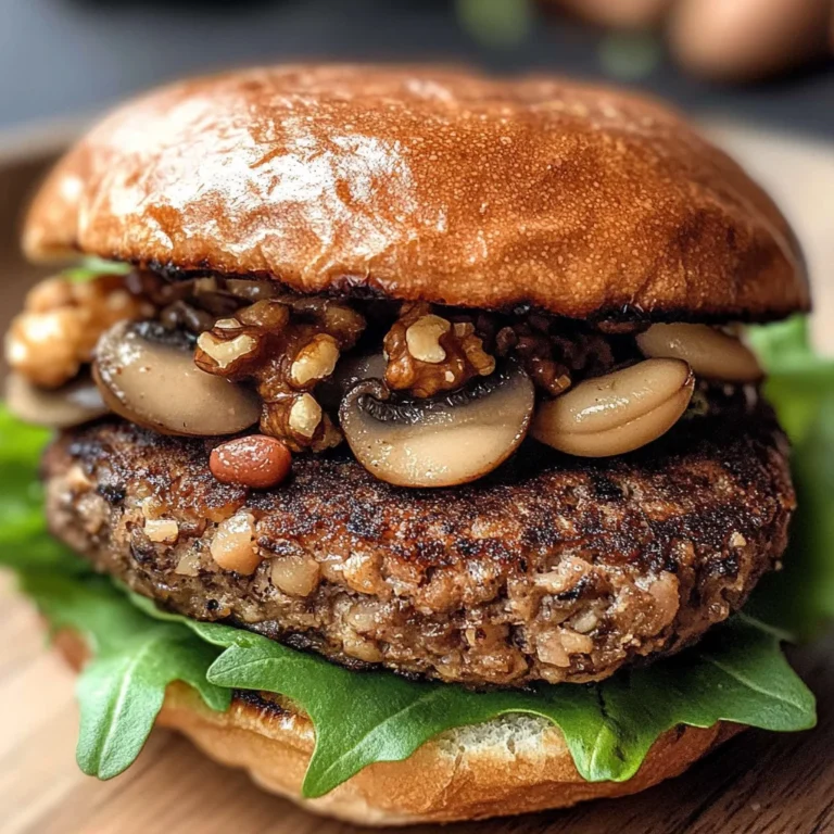 Mushroom Veggie Burgers