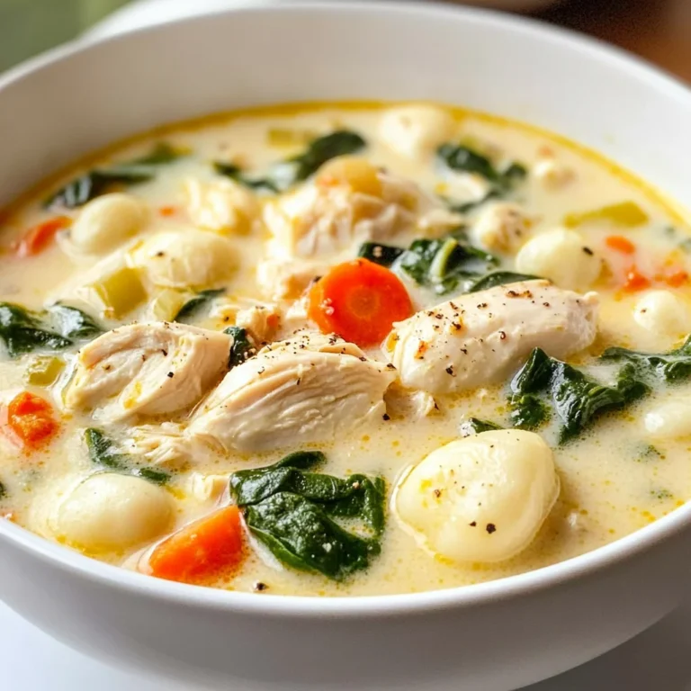 Olive Garden Chicken Gnocchi Soup