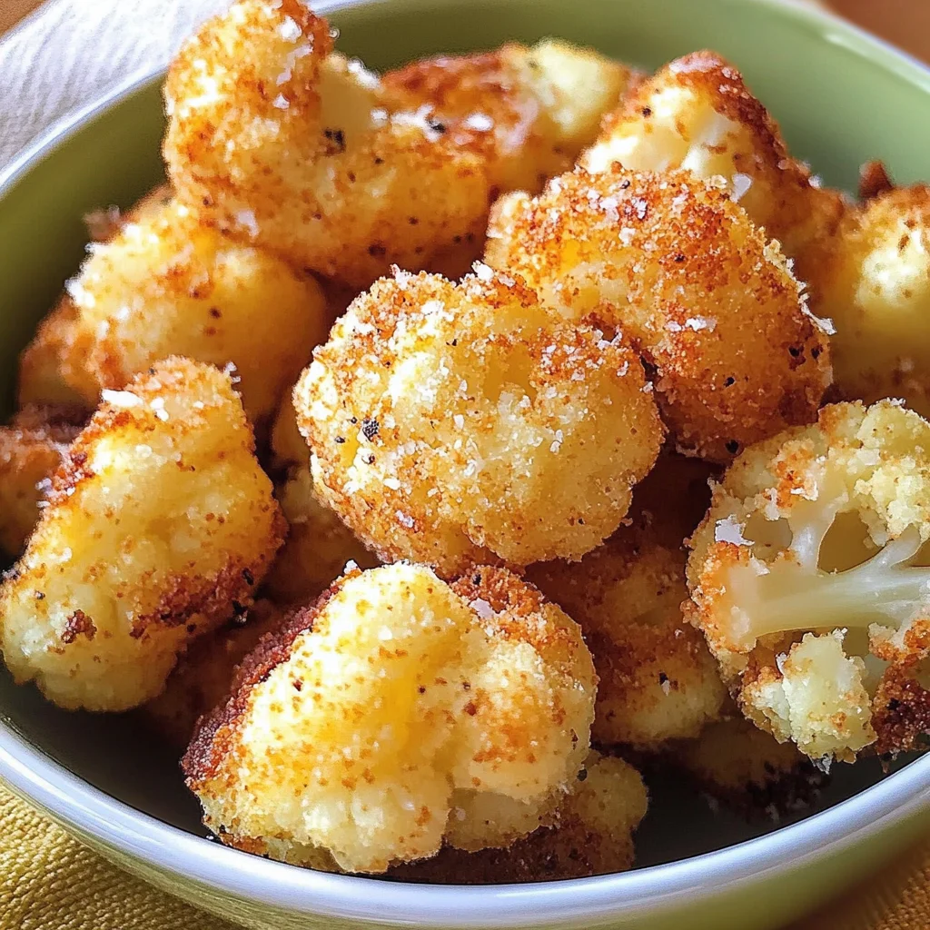 Parmesan Cauliflower Bites - Just 5 Ingredients