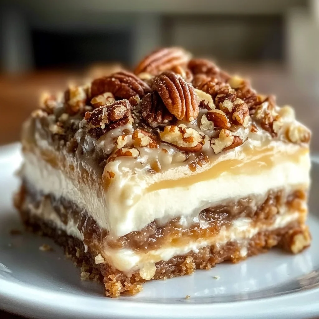Pecan Pie Lasagna – A No-Bake Dream Dessert