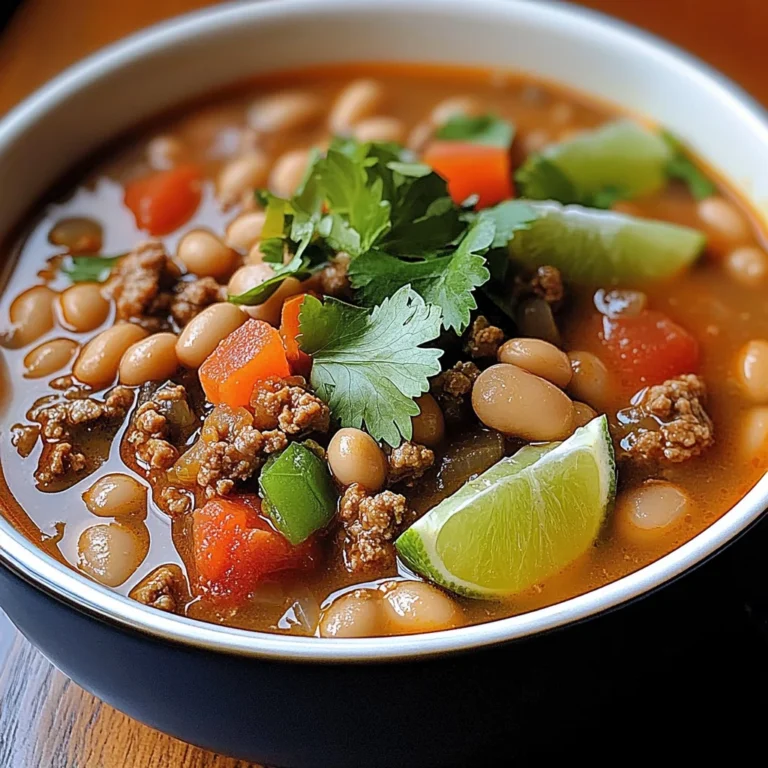 Pinto Beans Green Chile And Beef Soup