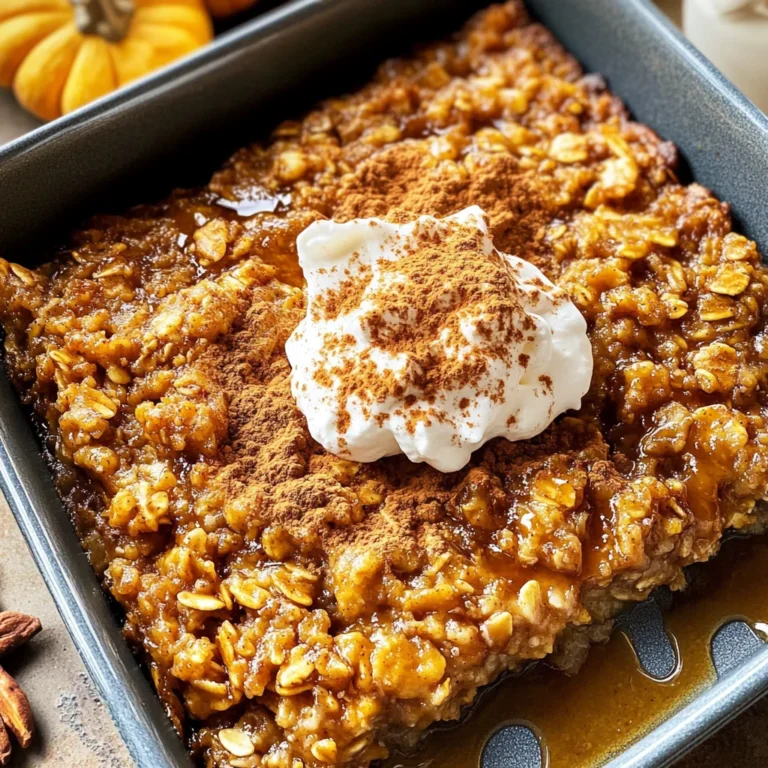 Pumpkin Baked Oatmeal