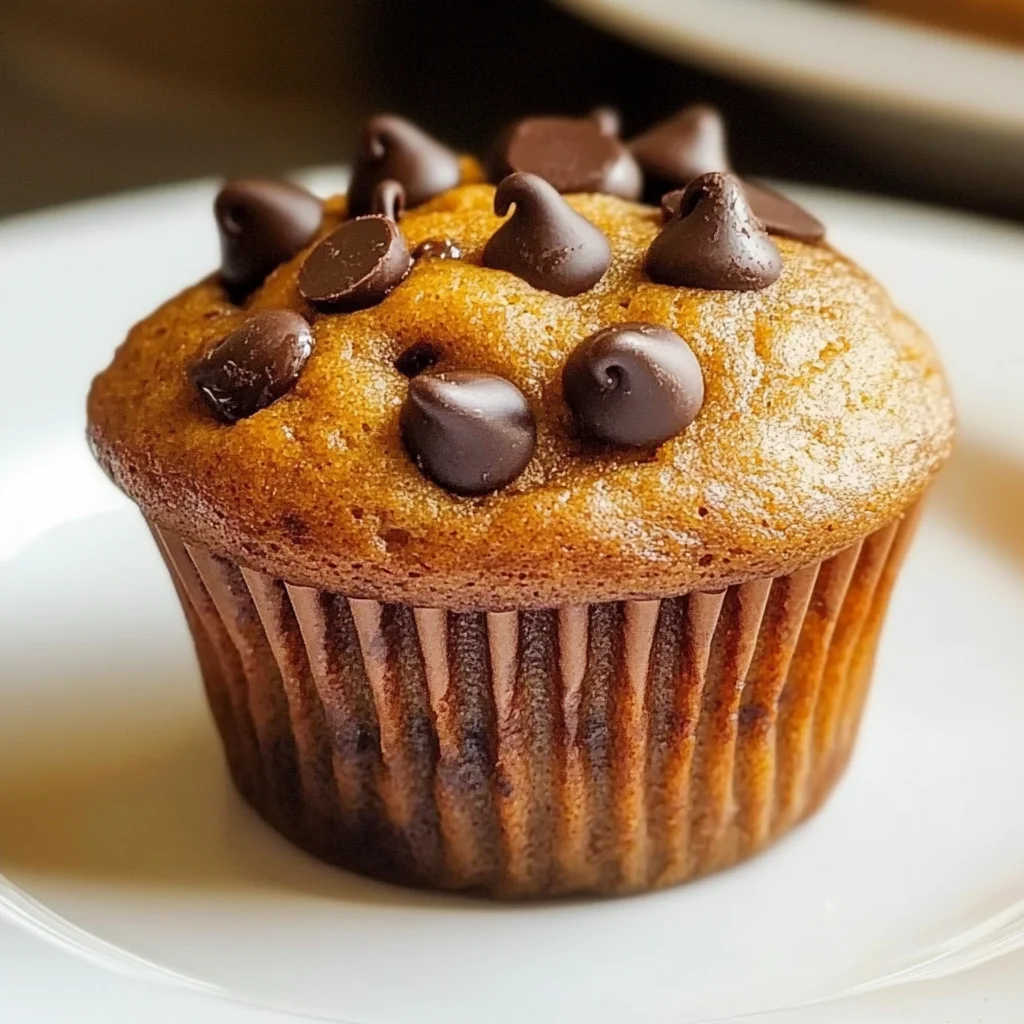 Pumpkin Chocolate Chip Muffins