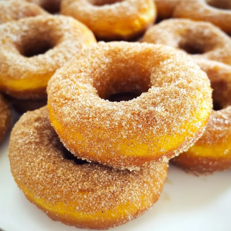Pumpkin Cinnamon Sugar Donuts