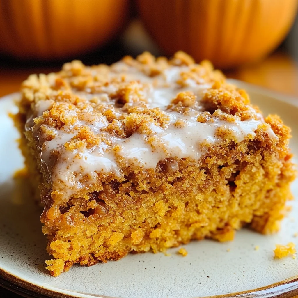 Pumpkin Coffee Cake