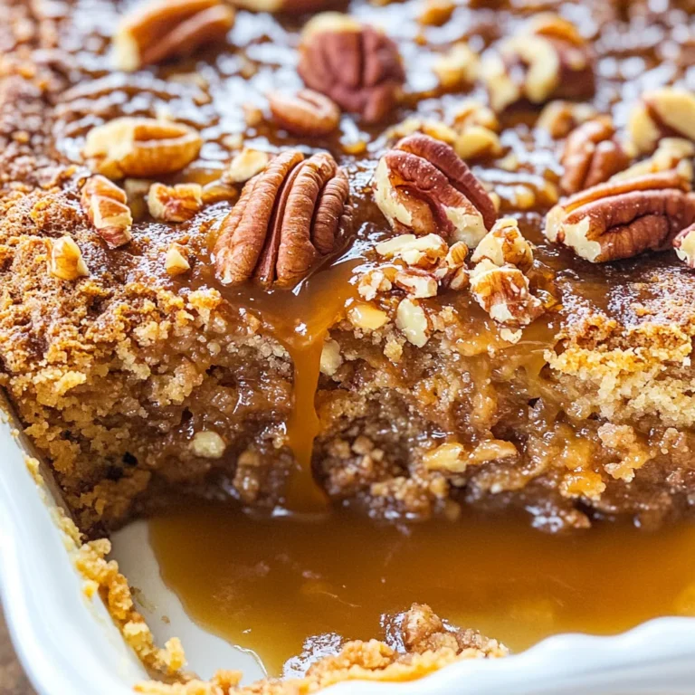 Pumpkin Pecan Cobbler