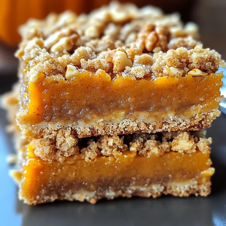 Pumpkin Pie Crumble Bars – Easy Fall Dessert Recipe