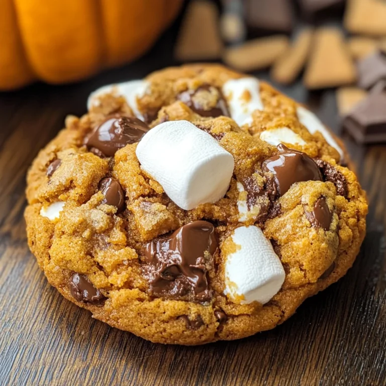 Pumpkin S'mores Cookies