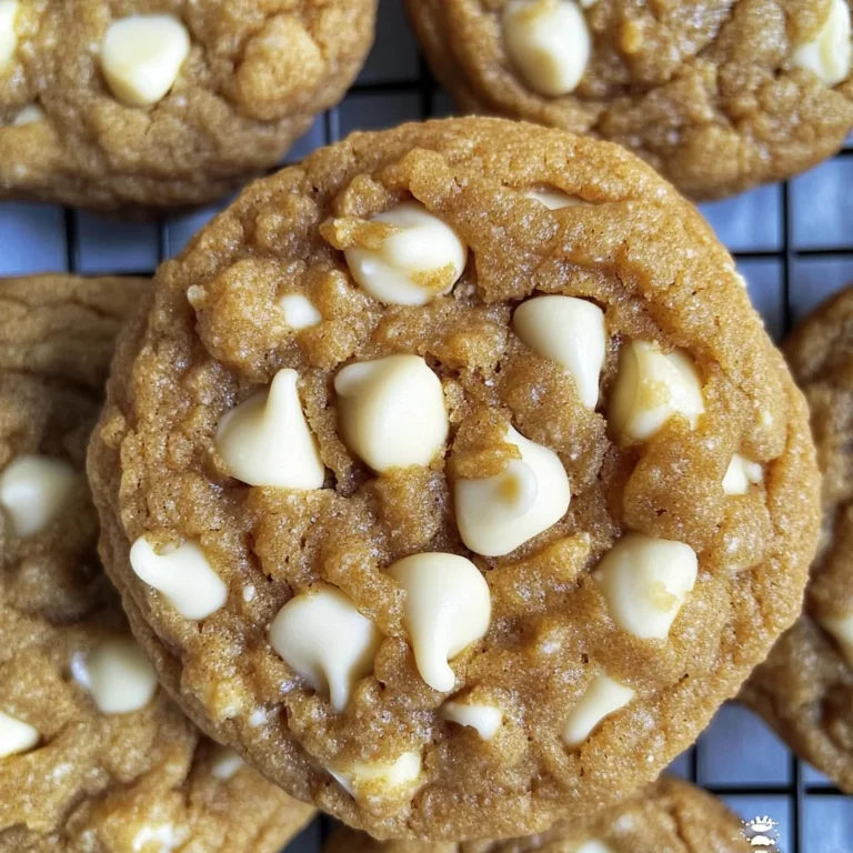 Pumpkin White Chocolate Chip Cookies Recipe