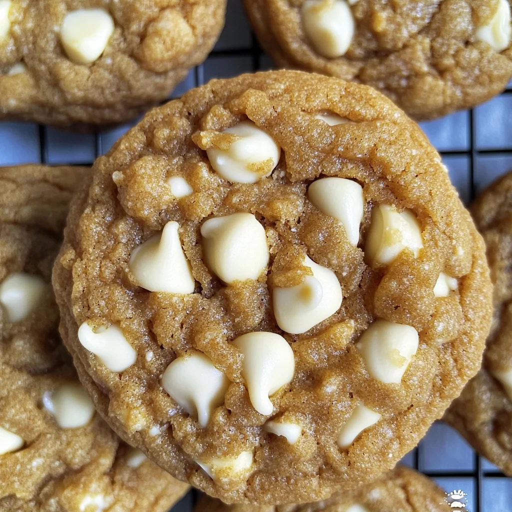 Pumpkin White Chocolate Chip Cookies Recipe