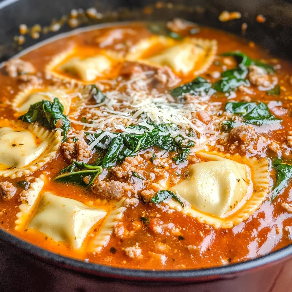 Ravioli Soup