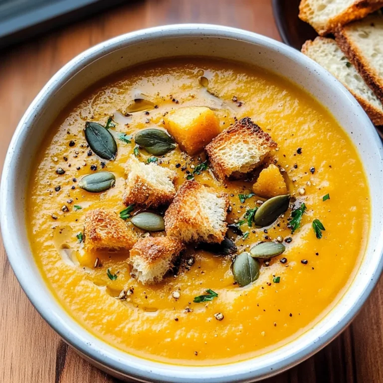 Roasted Butternut Squash Soup Recipe