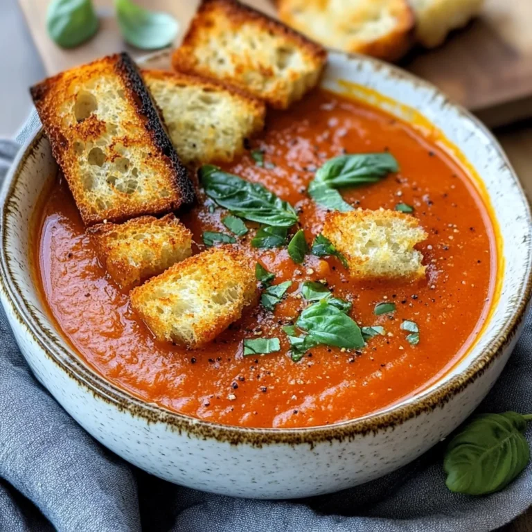 Roasted Tomato Basil Soup