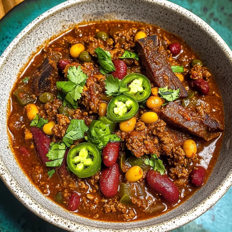 Short Rib and Chorizo Chili Recipe