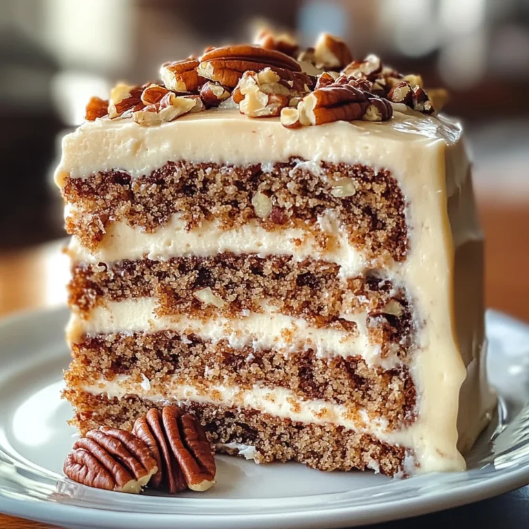 Southern Georgia Pecan Cake Recipe