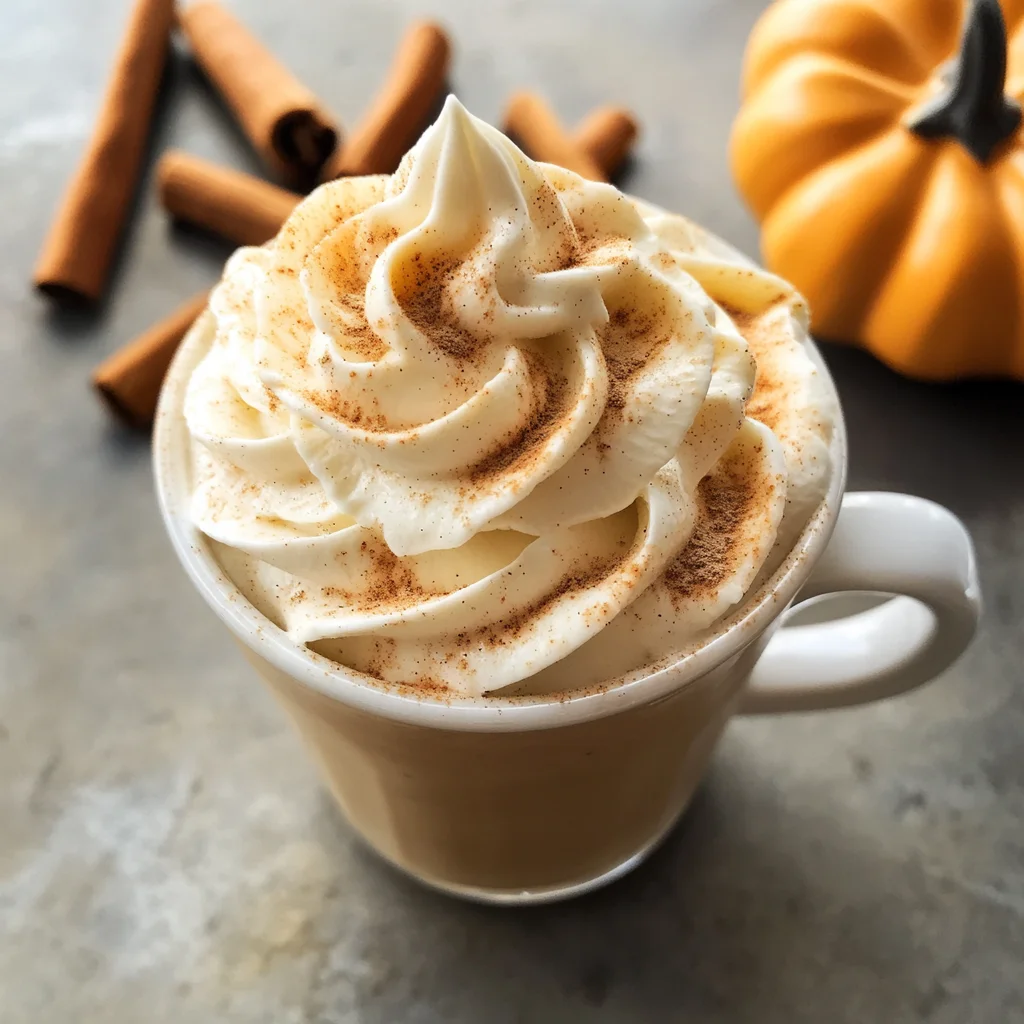 Starbucks Pumpkin Spice Whipped Cream