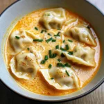 Thai Coconut Curry Dumpling Soup