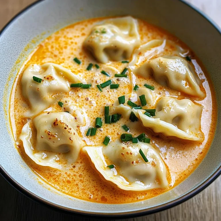 Thai Coconut Curry Dumpling Soup
